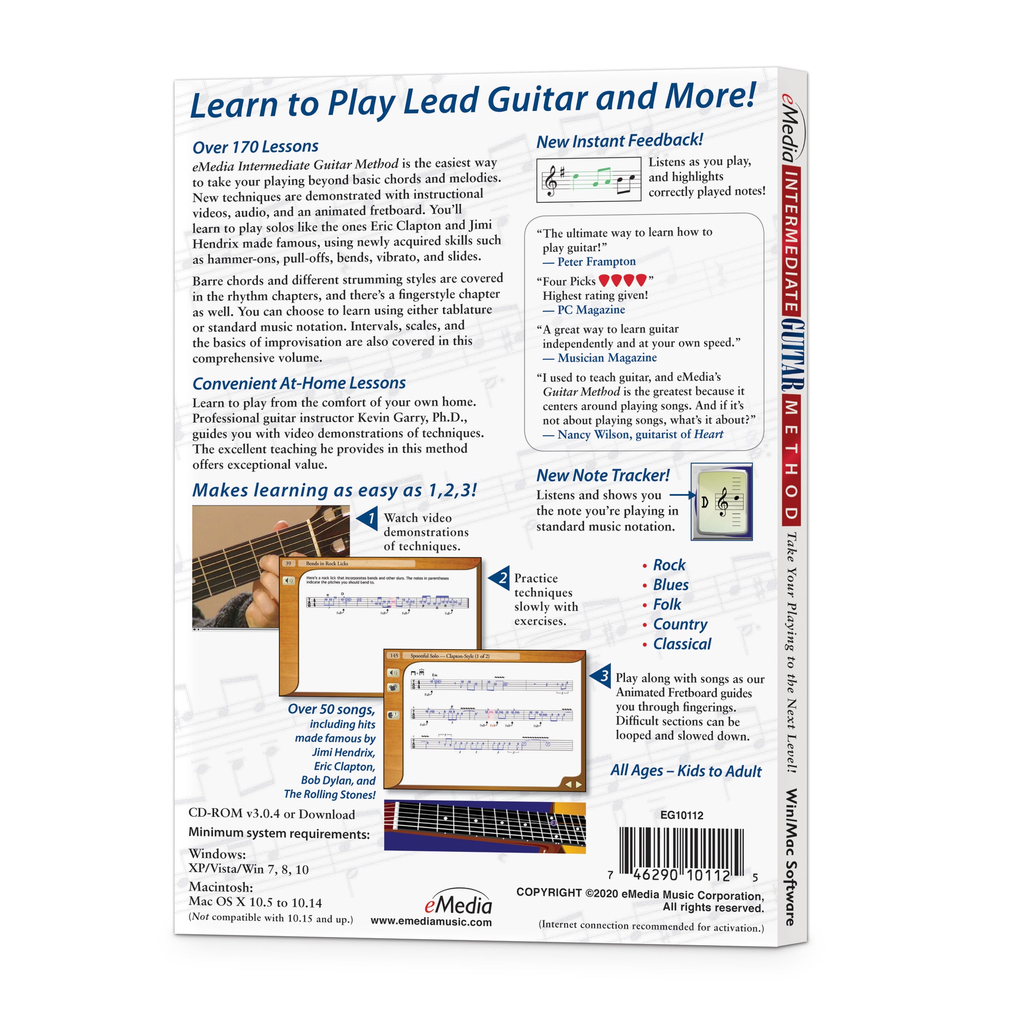 eMedia Intermediate Guitar Method