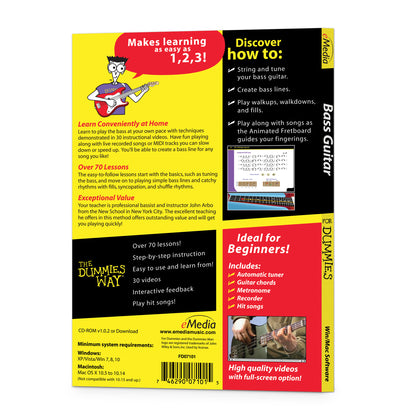eMedia Bass Guitar For Dummies