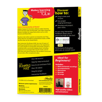 eMedia Singing For Dummies